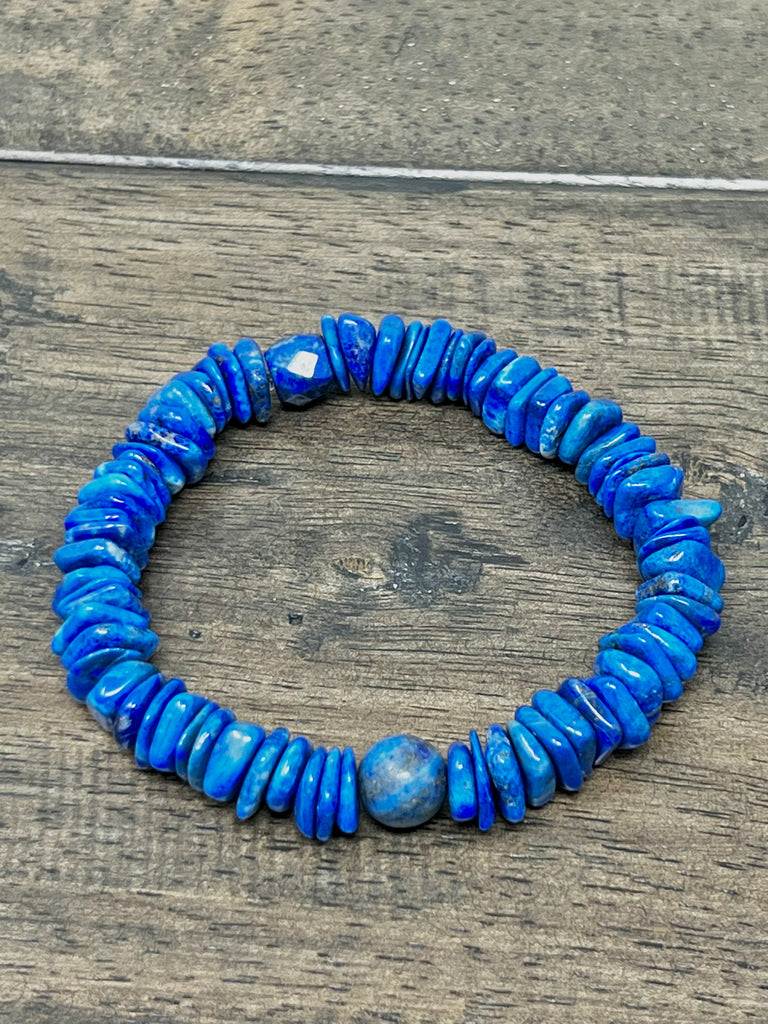 Lapis Lazuli Stackable Chakra Bracelet